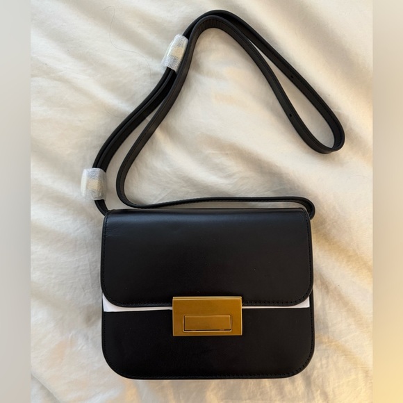 SOLD OUT NWT Loeffler Randall Desi Black Leather Crossbody - Picture 2 of 8